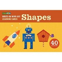 쓰고 지울수 있는 영어 플래쉬카드 쉐입스모양, 단품