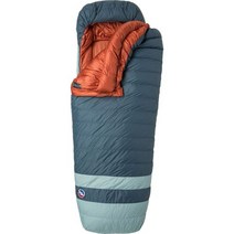 빅아그네스(Big Agnes) 다이아몬드 파크 침낭: 15F 다운 겨울 동계 침낭, 그레이/슬레이트, 와이드 롱