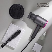 레츠퀸 헤어드라이기 A100 강력바람 6가지모드 머리 가정용 allstarshop*81678570Td, 핑크, 핑크
