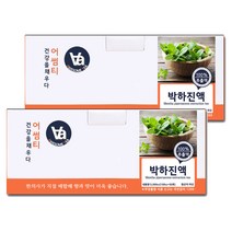 국산 박하 차 즙 진액 100ml x 30개입, 2박스