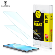 스마트데빌 강화 유리 2 개 리얼미 GT 3 3T Q5 프로 마스터 스크린 프로텍터 10 5G Q3s Q2 V5 V11 X50 X7 HD, [01] 2 조각, [01] 고화질, [10] realme Q3 Pro