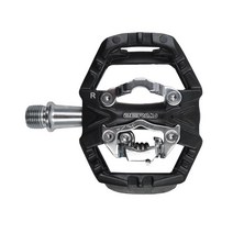 ZP-109S 평페달겸용 MTB 클릿페달 초경량 시마노 호환, 블랙 ZP-109S 페달 마운틴 페달