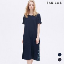 [바닐라비] 여성 주름 패치 원피스