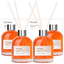 플렌느 실내용 디퓨저 200ml x 4p, 블랙체리