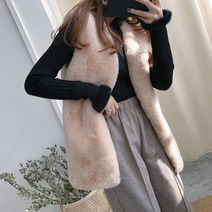 토끼털조끼 반팔패딩조끼 터틀넥 후드 밍크 화이트 겨울 아웃웨어 모피 잔디 봉제 양모 소녀 조끼 느슨한 오버 코트 조끼 민소매 천 탑 의류 여성용 underwaist