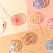 로이체 라인프렌즈 BT21 차량용 LED USB 선풍기 써큘레이터 서큘레이터, 랜덤발송