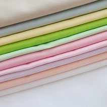 면 무지 60수 원단 10색상 단품 2사이즈 인형옷만들기 원피스원단 연습용 자투리원단, 하늘