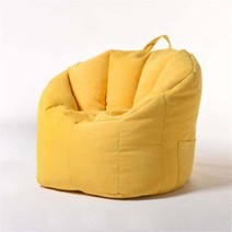 다양한 색상의 대형 레이지 빈백 소파 휴식용 라운지 가구 거실 의자, yellow