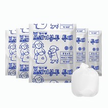 킹스봉 재활용 쓰레기 비닐봉투 배접 분리수거 비닐 봉지 (백색), 5팩, 100L