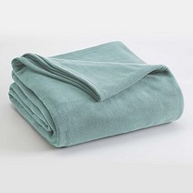 Vellux Microfleece Blanket Twin Light Blue null, 1
