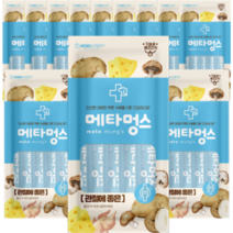 메타멍스 강아지 면역력에 좋은 츄르 15g x 5p, 닭고기+치즈+감자+버섯, 75g, 12개