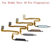 Xiaomi-Redmi 노트 10 프로 터치 센서 스캐너 수리 부품 용 지문 홈 버튼 플렉스 케이블 정품, Gold