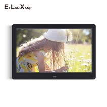 디지털액자 스마트액자 전자액자 10 인치 고화질 사진 멀티미디어 플레이어 MP3 MP4 알람 시계 선물 디지털, 01 Black_02 미국 플러그