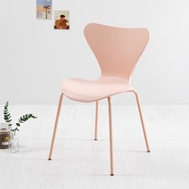 비너스 체어 카페 식당 식탁 간이 보조 화장대 의자, 화이트