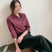 제이앤몰스 여성용 기본스타일 긴팔 셔츠