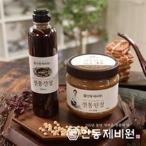 안동제비원 [식품명인 51호] 최명희 명인의 전통장(된장4kg+간장1L), 4세트