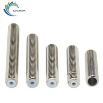 3D 프린터 MK8 MK9 PTFE 목 스테인레스 스틸 목 M6 30mm 40mm 나사산 1.75mm 필라멘트 3D 프린터 부품 튜브 소모품 호환, One Color_30mm, 상세 설명 참조0, 상세 설명 참조0