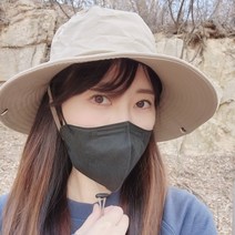 파파 여성 남자 등산모자 햇빛가리개, 베이지