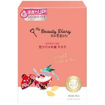 통일초상 도쿄마케팅 미려일기 관제비집 마스크 4매[페이스 마스크], 단일, 4개, 4개