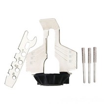 경량전기톱 고출력 전기톱 미니전기톱 전기 톱 샤프닝 키트 그라인더 폴리싱 어 테치먼트 세트 체인 툴, [02] black