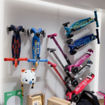 마이크로킥보드 맥시T 폴더블 디럭스 LED 유아킥보드, 퍼플