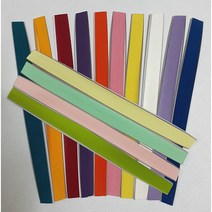 종이감기공예 띠지 낱색-3mm레드계열(100매 길이 27cm), N53