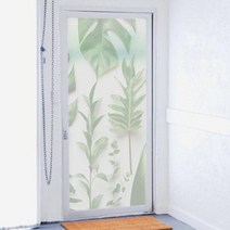[바보사랑] m-무점착유리시트_그리너리보테니컬_유리문시트지, 상세 설명 참조