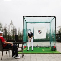 골프 훈련 연습 그물 접이식 운동 장애물 충격 훈련 그물 골프똑딱이 가정용 홈 스크린골프, 협동사