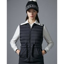 닥스골프 [22FW] [PREMIUM] 블랙 니트 카라 구스 다운 경량 베스트 DNJU2D700BK