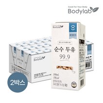 바디랩 순수두유 99.9 190ml 24팩 x2박스