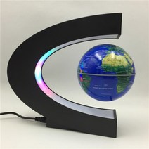 무한동력지구본 자전지구본 떠다니는 자기 부상 글로브 라이트 세계지도 전자 반 중력 levitating 램프 홈, 02 파란_03 UK Plug