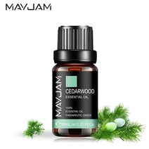 [티트리오일] 시더우드 에센셜 오일 순수 천연 10ml 베티버 시트로넬라 일랑 디퓨저 헤어 케어용 아로마, [01] 10ml, [07] Cedarwood, 01 10ml_07 Cedarwood