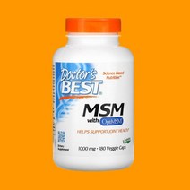닥터스베스트 MSM OptiMSM 함유 1000mg 베지 캡슐 180정 2개월분