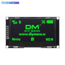 /블루/그린/옐로우 2.42 인치 LCD 화면 128x64 OLED 디스플레이 모듈 IIC I2C SPI 직렬 SSD1309 Arduino C51 STM32 용, [03] Green