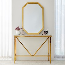 상도가구 리즈 대리석 화장대 1000 콘솔 화장대거울 미니콘솔 콘솔화장대, M40_화장대set1000_CO