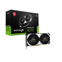 MSI RTX 4070 VENTUS 2X 12G OC 그래픽 카드 GDDR6X 엔비디아 RTX4070 데스크탑 게이밍 16 핀 비디오 GPU 650W, RTX 4070 2X 12GB