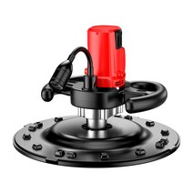 콘크리트 연삭기 에폭시 콘크리트 연마기 사포 광택기, 3280W 6단 조절식 4미터 나사산 2개