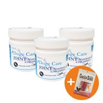 미미씨앙 도그케어 관절 강아지영양제 250g 3개 + 알파독 치킨사사미 강아지간식 60g 1개