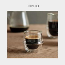 킨토 크로노스 더블월 글라스 에스프레소 컵