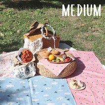 더해피 양면방수 중형 식탁/테이블/피크닉 매트, 단품