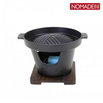 노마드 1인화로 고기불판 불고기전용 개인그릴화로세트, 단품