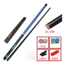 3쿠션 당구큐대 당구큐 선수용 일반용 당구대 preoaidr 전문 러시 모델 당구 큐 10.8mm 11.8mm 13mm 신기술 합금 첫 번째 각도 블랙 8, 파란색 막대 상자