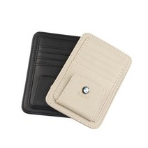 유플 BMW 썬바이저 카드 포켓 클립 실내용품 인테리어 악세사리 자동차, 아이보리