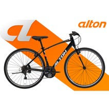 2021년 알톤 알루미늄 하이브리드자전거 탑원 시마노21단 700C, 430, 1. 탑원 무광 블랙