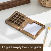 휴대용 미니 팔레트 어반스케치 여행드로잉 목재 파레트 원목 나무 팔렛트 빠렛트수제 상자, 하얀