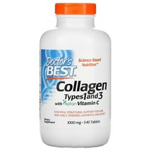 닥터스 베스트 저분자 콜라겐 타입 1 & 3 1000mg 540정 6개월분, 1개