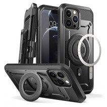 무선마우스 버티컬 블루투스 iphone 13 pro max 케이스용 6.7 2021 supcase ub pro mag 전신 러기드 벨트 클립 케이스(화면 보호기 킥스탠드 494, PC + TPU, 세룰리안