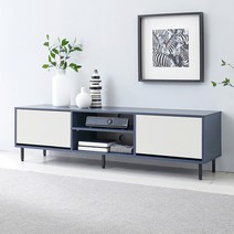 가이온 라인 세레스 1200/1500/1800 size 6colos 서랍형 거실장 tv다이 거실 수납장 높은거실장, 네이비연그레이, 15. 세레스 1500 2선반형 거실장