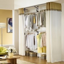 왕자행거 왕자 G드레스룸(완전밀폐형) 브라운레이스, 단일옵션