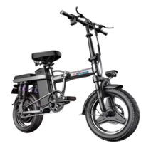 전기자전거 전동 접이식 출퇴근 배달용 경량형 스포츠형 전기 자전거, 고급형, 15Ah 75-90KM